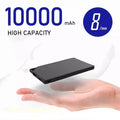Slim 10000mAh Power Bank – USB-C Fast Charging, Ultra-Thin Portable Charger