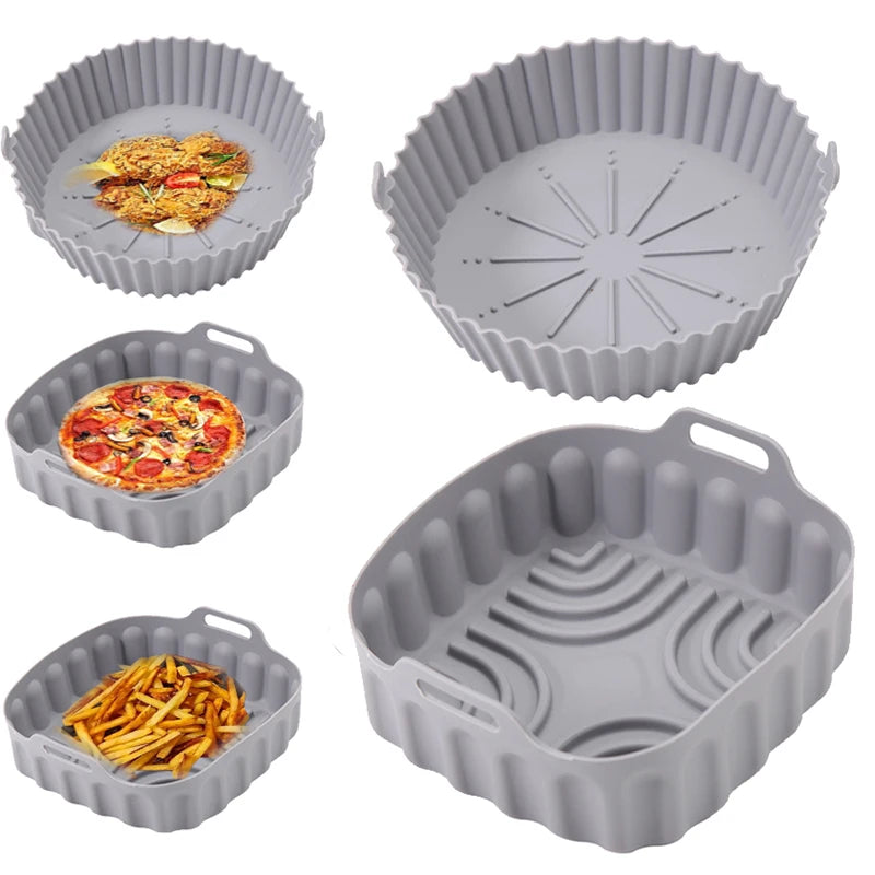 Reusable Silicone Air Fryer Liner – Large Square - View 2