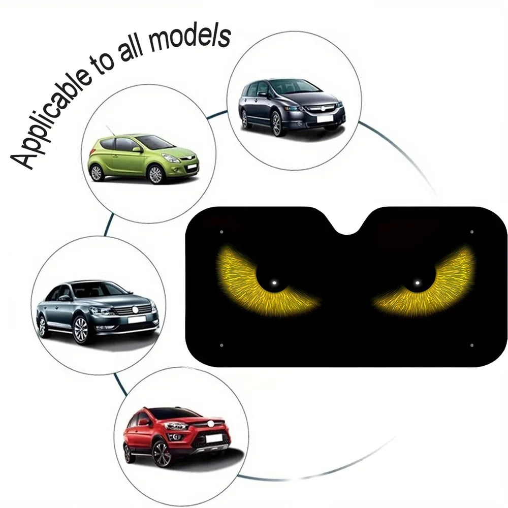 Foldable Car Windshield Sun Shade – Blocks UV Rays, Keeps Car Cool - View 3