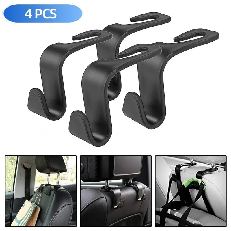 Car Headrest Hooks – 4 Pack