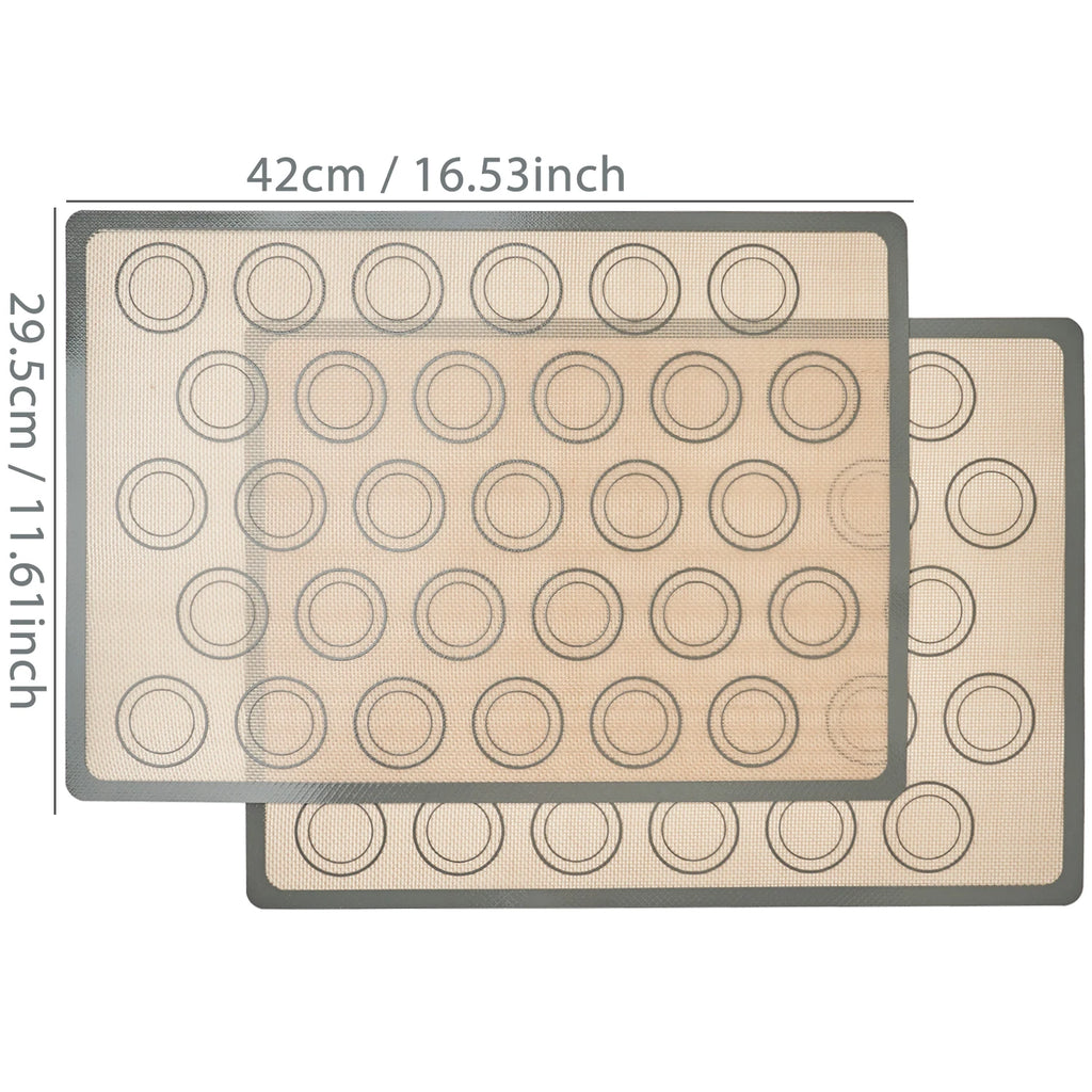2-Pack Reusable Silicone Baking Mats for Oven and Air Fryer - View 9