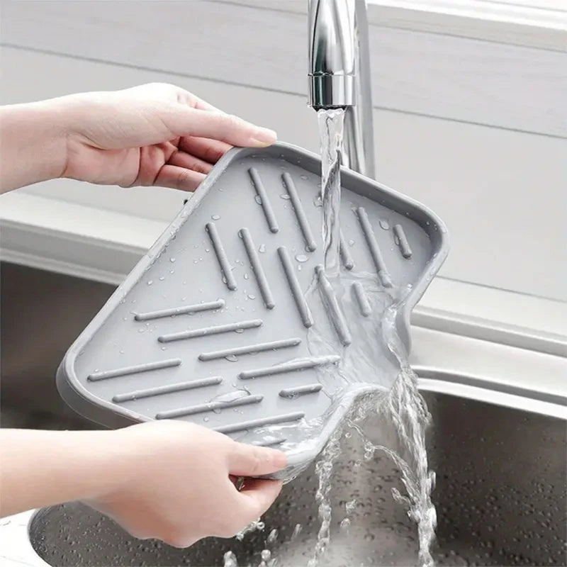 Silicone Sink Caddy - Drainage Tray for Sponge & Soap - View 3