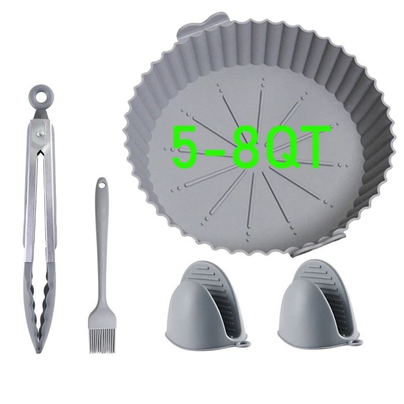 Reusable Silicone Air Fryer Liner – Large Square - View 6