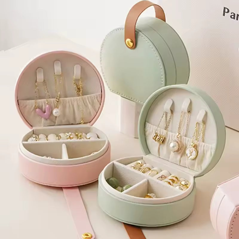 Travel Jewelry Organizer Case - Portable Jewelry Storage Box