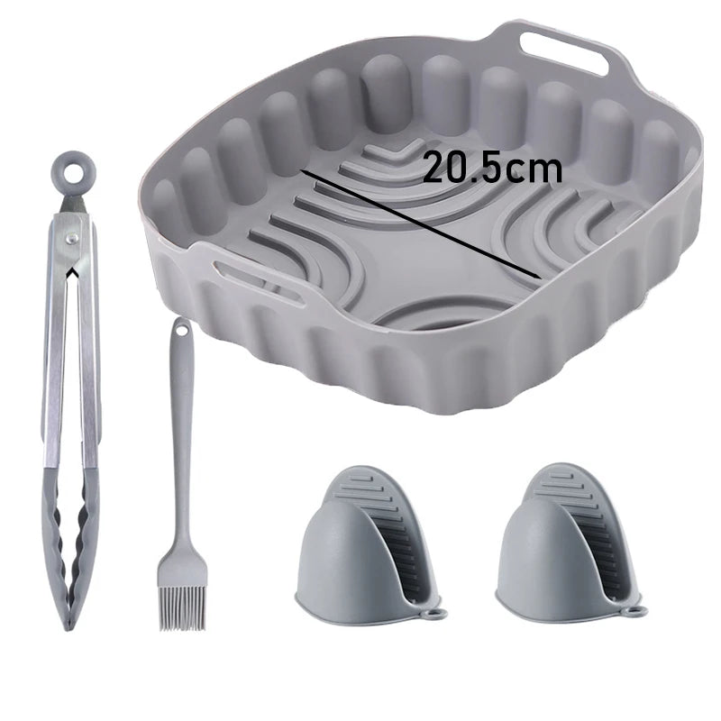 Reusable Silicone Air Fryer Liner – Large Square - View 4