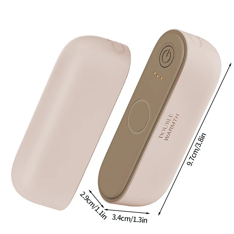 2-in-1 Rechargeable Hand Warmer & Power Bank – Magnetic Pock - View 9