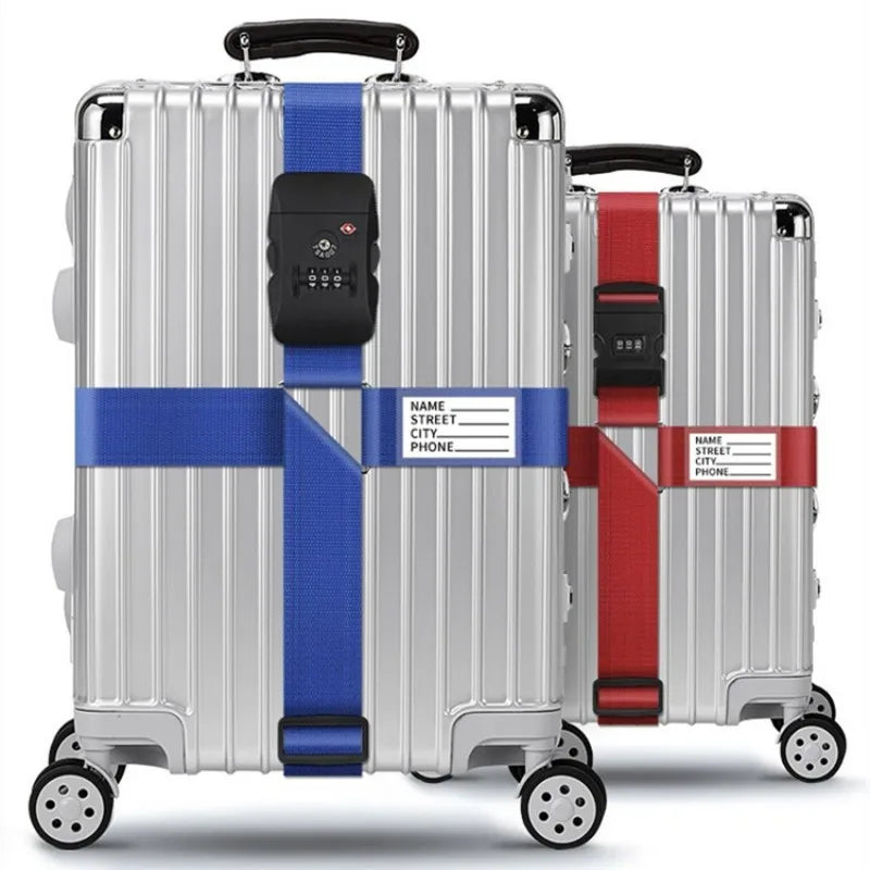 Adjustable 6-Foot Luggage Strap with 3-Digit Combination Loc - View 2
