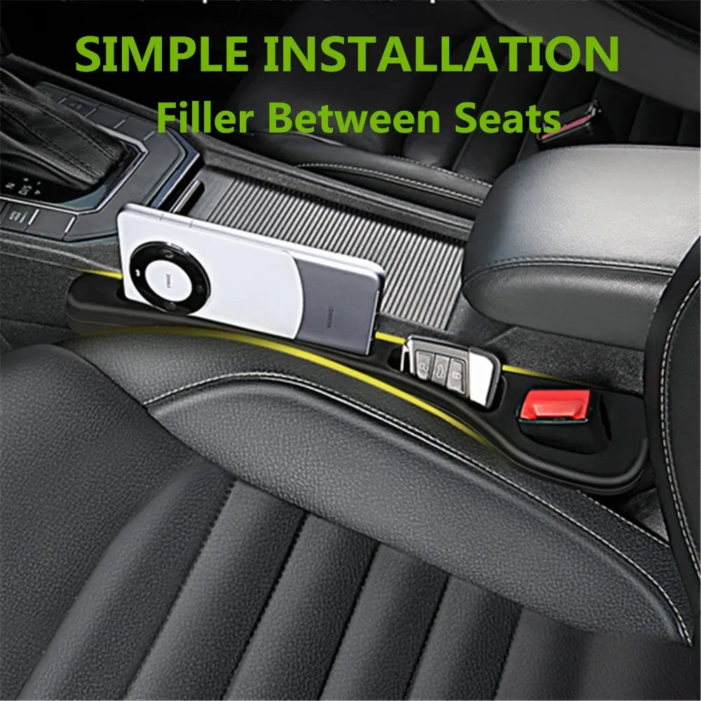 2-Pack Car Seat Gap Filler Organizer - Universal Crevice Sto - View 5