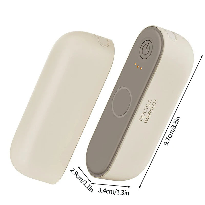 2-in-1 Rechargeable Hand Warmer & Power Bank – Magnetic Pock - View 7
