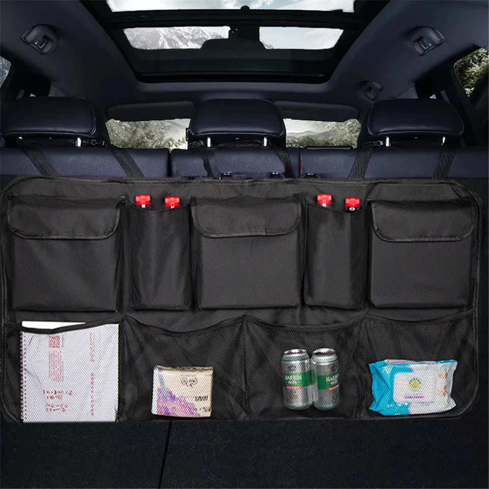 Backseat Car Organizer with Storage Pockets – Hanging Trunk  - View 2