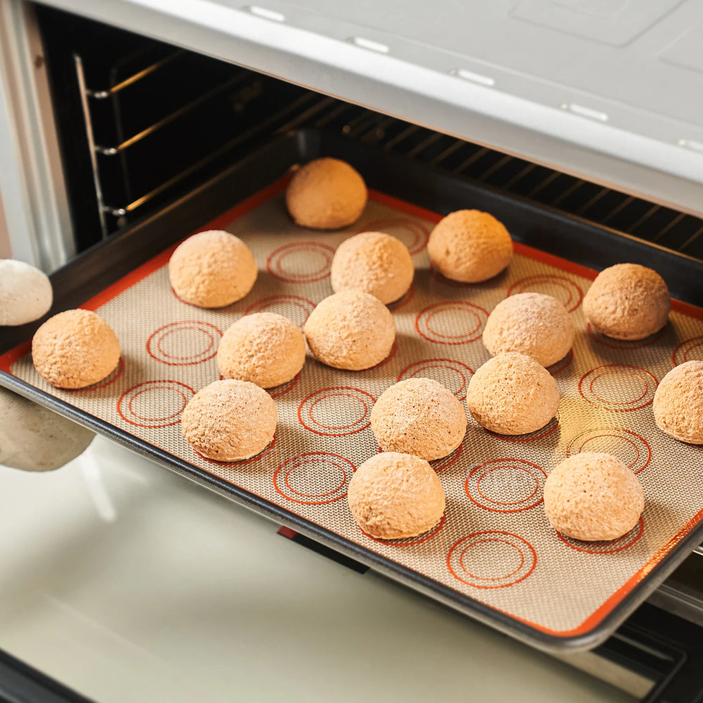 2-Pack Reusable Silicone Baking Mats for Oven and Air Fryer - View 2