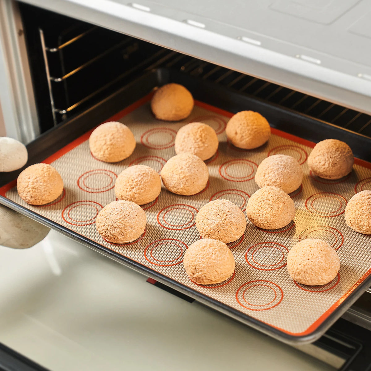 2-Pack Reusable Silicone Baking Mats for Oven and Air Fryer - View 2