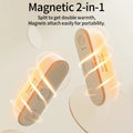 2-in-1 Rechargeable Hand Warmer & Power Bank – Magnetic Pocket Heater