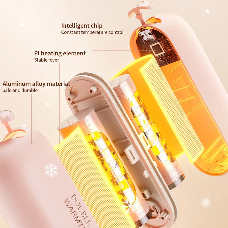 2-in-1 Rechargeable Hand Warmer & Power Bank – Magnetic Pock - View 6