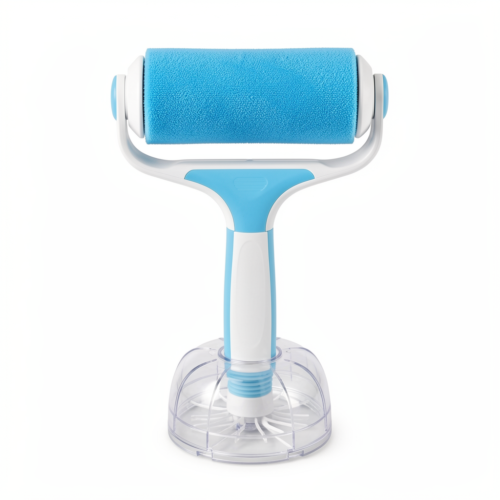 Pet Hair Remover Roller - Self-Cleaning Reusable Lint Roller for Furniture, Couch, Carpet, Car Seats