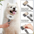 Self-Cleaning Pet Grooming Brush – Ergonomic Slicker Brush for Dogs & Cats - Echo Mart