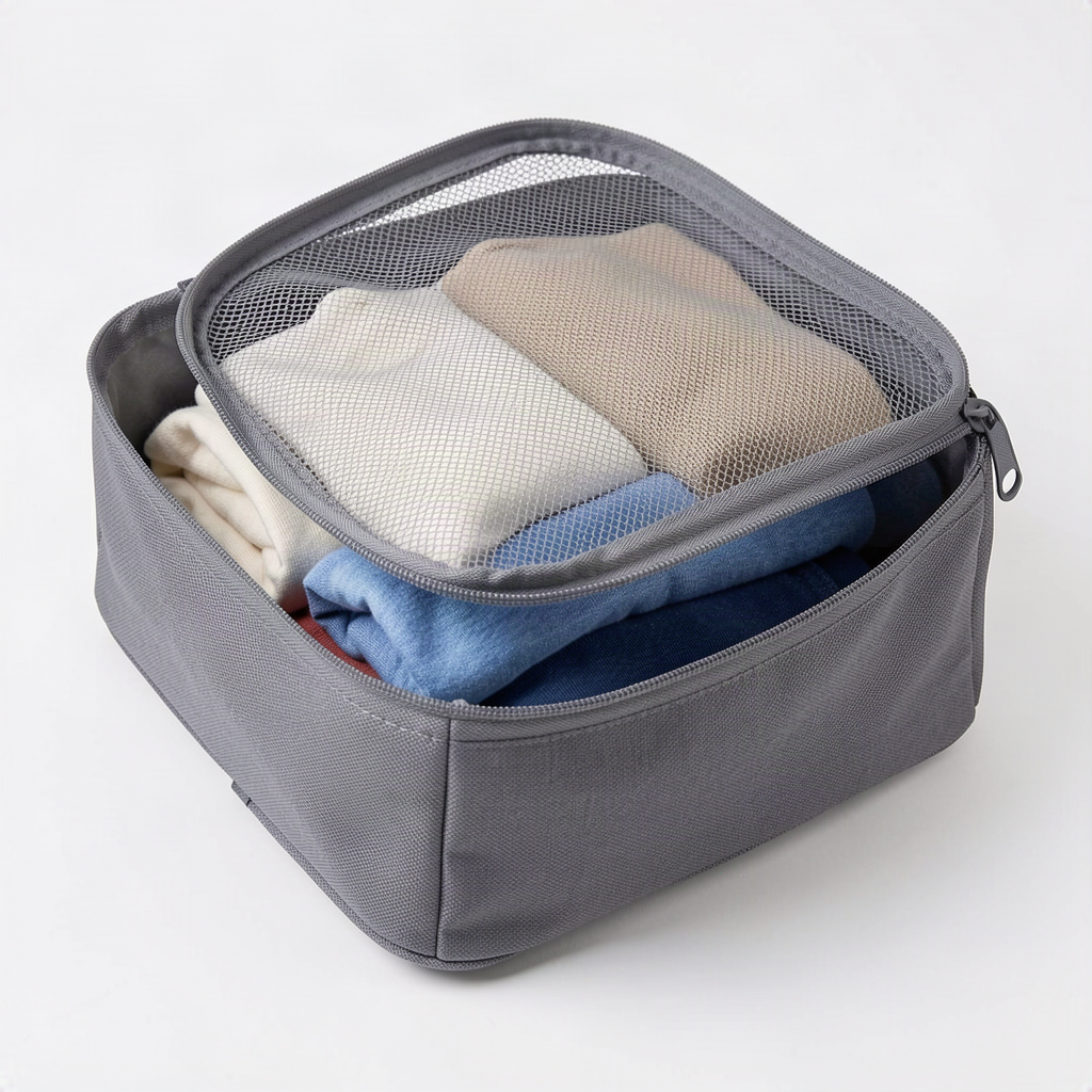 6-Piece Travel Packing Cubes Set - Foldable Luggage Organize - View 3