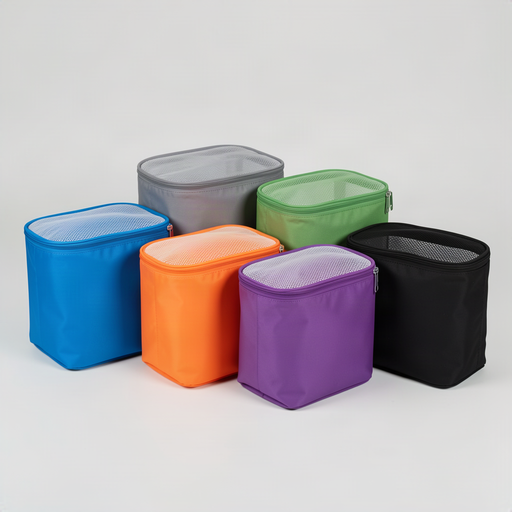 6-Piece Travel Packing Cubes Set - Foldable Luggage Organize