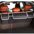 Backseat Car Organizer with Storage Pockets – Hanging Trunk Seat Protector
