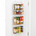 8-Tier Over-The-Door Pantry Organizer - Adjustable Hanging Shelf